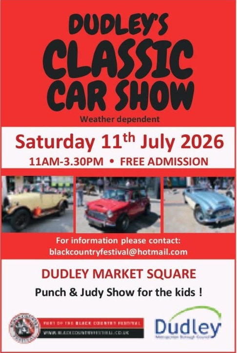 Dudley Classic Car Event 11 July 2026